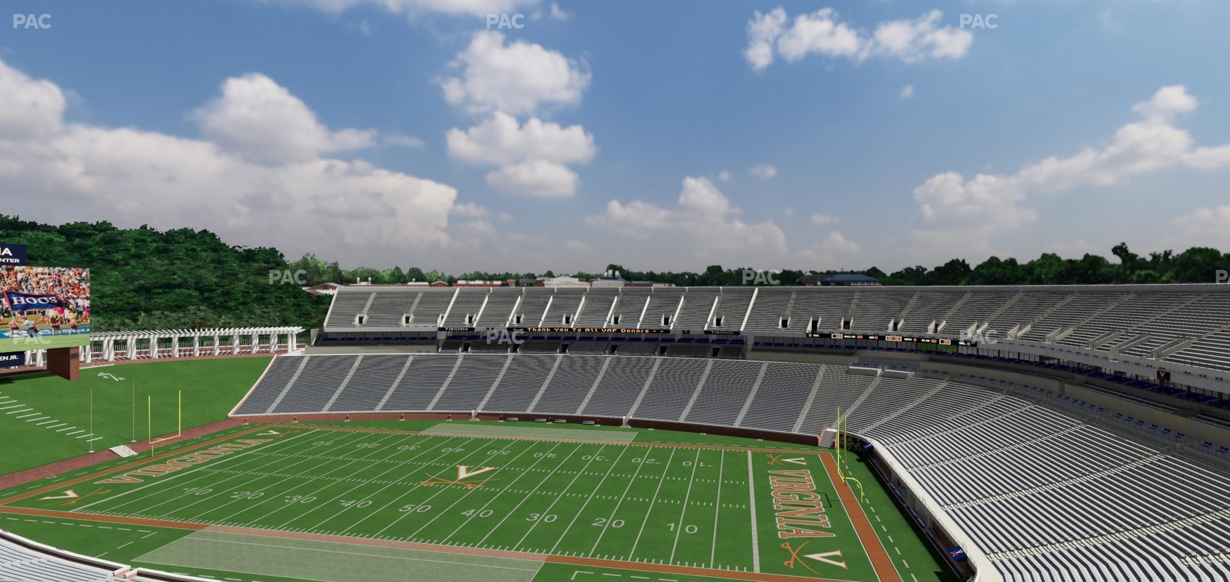 Seating view for Scott Stadium Section 530