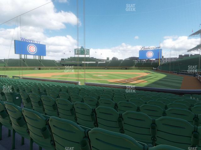 Seating view for Wrigley Field Section Club Box Home Plate 16