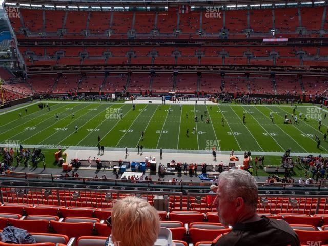 Seating view for Huntington Bank Field Section Club 334