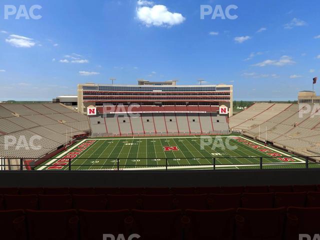 Seating view for Memorial Stadium Nebraska Section 408