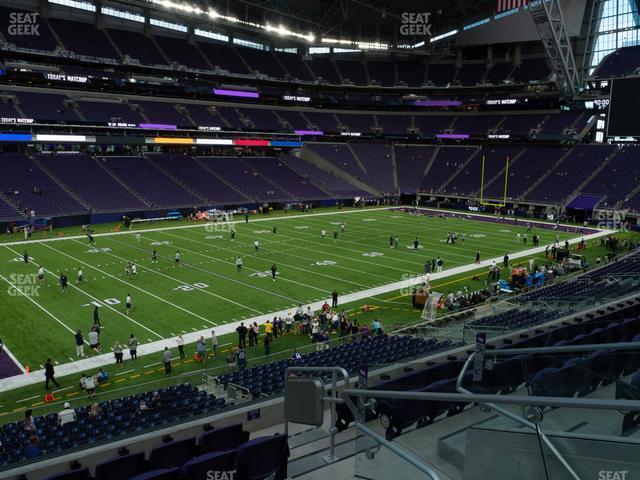 Seating view for U.S. Bank Stadium Section 135