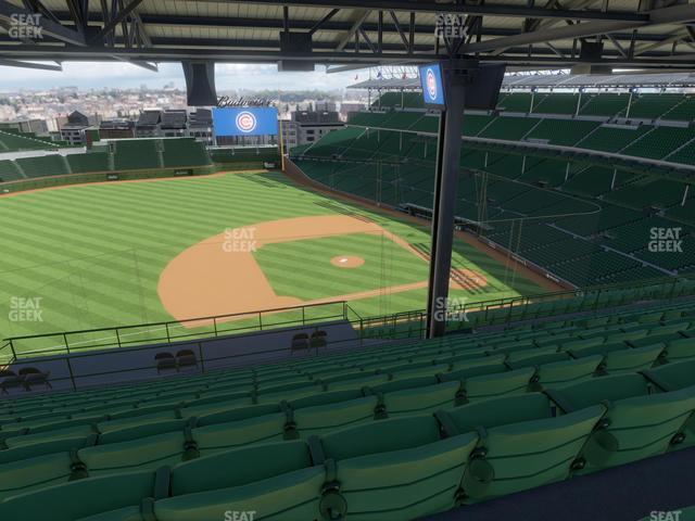 Seating view for Wrigley Field Section 410 Left