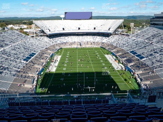 Seating view for Beaver Stadium Section South F Upper