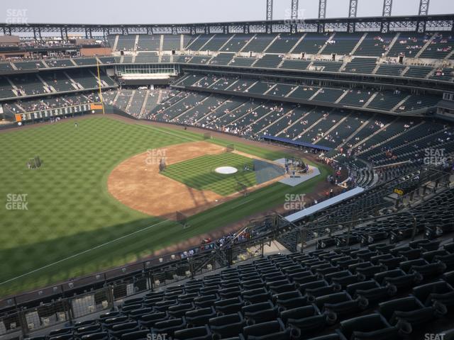 Seating view for Coors Field Section Upper 344