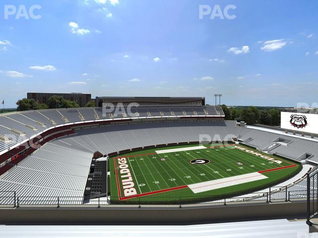 Seating view for Sanford Stadium Section 611