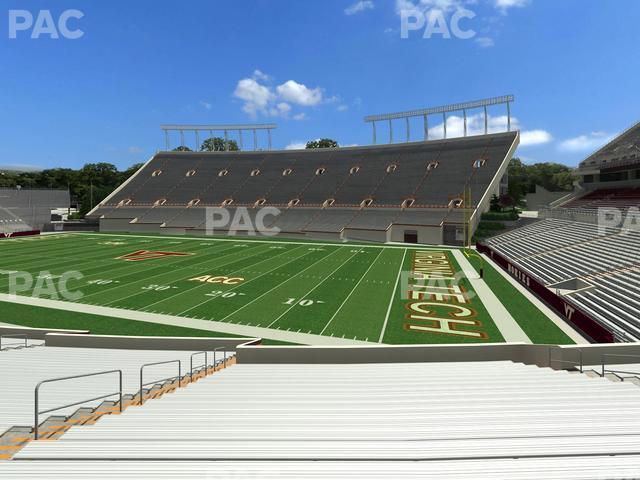 Seating view for Lane Stadium Section 107