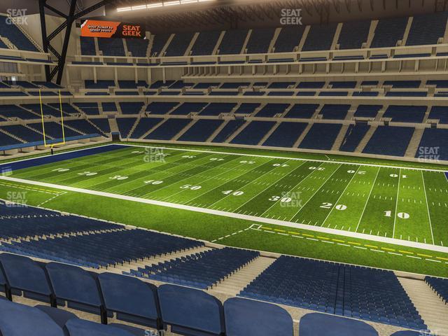 Seating view for Lucas Oil Stadium Section 310