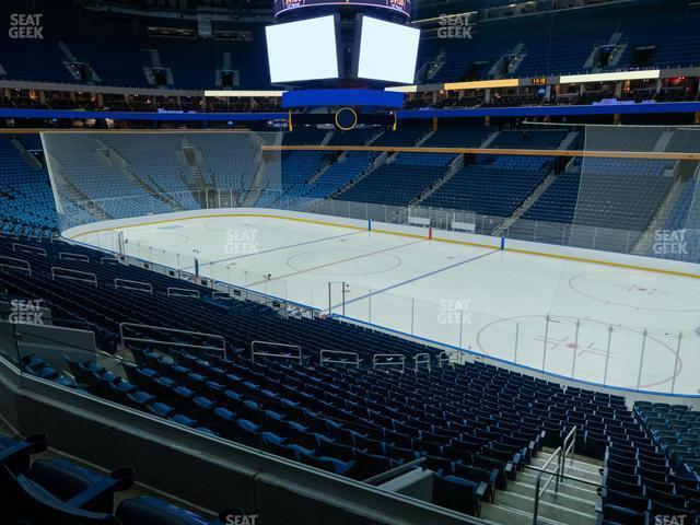 Seating view for KeyBank Center Section 204