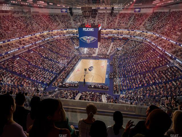 Seating view for Smoothie King Center Section 323