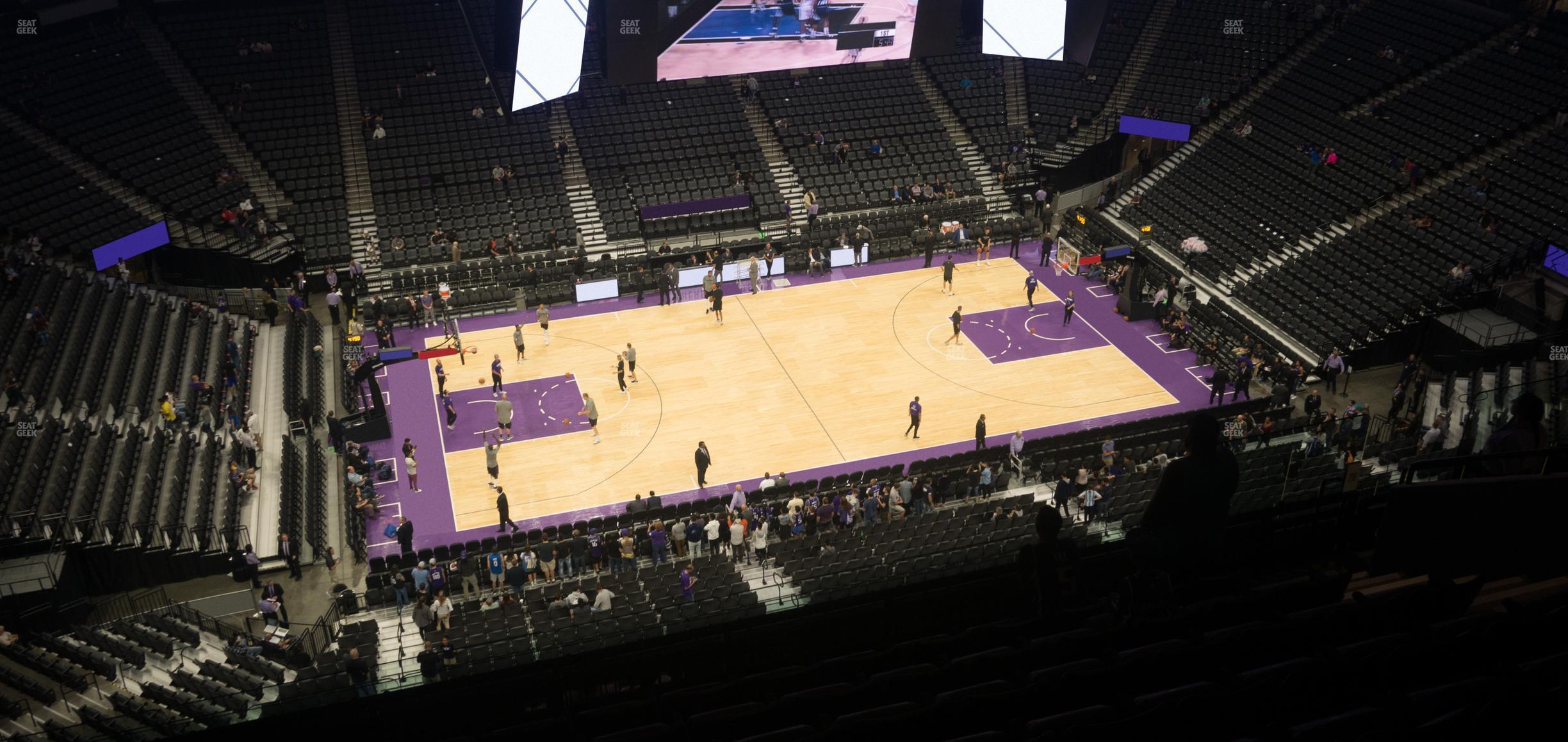 Seating view for Golden 1 Center Section 219