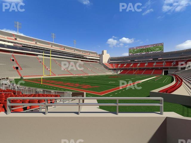 Seating view for Razorback Stadium Section F 1