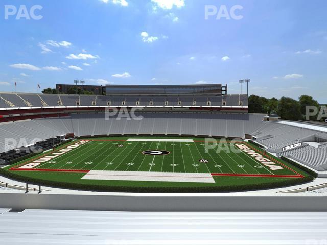 Seating view for Sanford Stadium Section 306