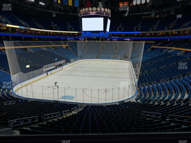 Seating view for KeyBank Center Section 225