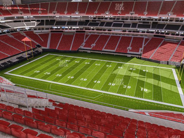 Seating view for Mercedes-Benz Stadium Section 309