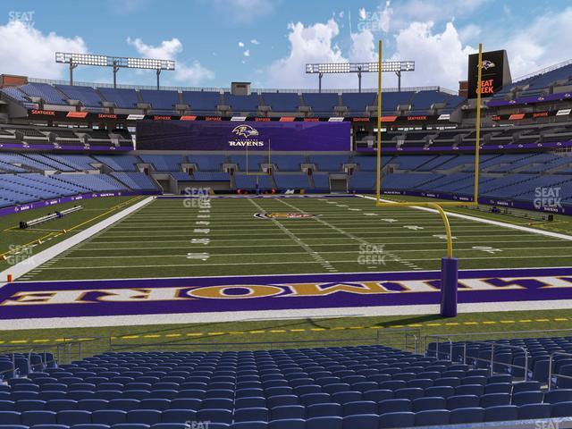 Seating view for M&T Bank Stadium Section 141