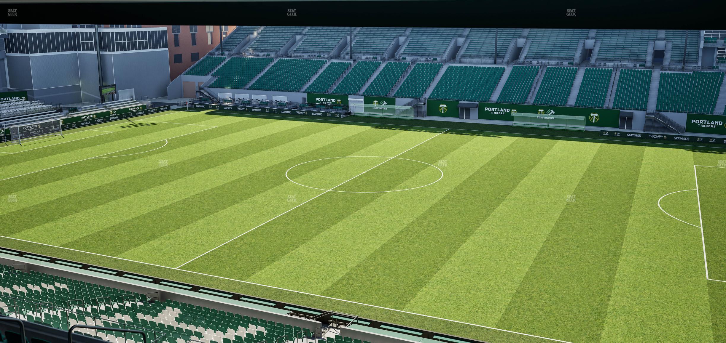 Seating view for Providence Park Section Tanner Ridge 8