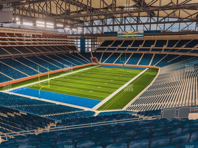 Seating view for Ford Field Section 322