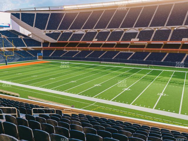 Seating view for Soldier Field Section 206 Club