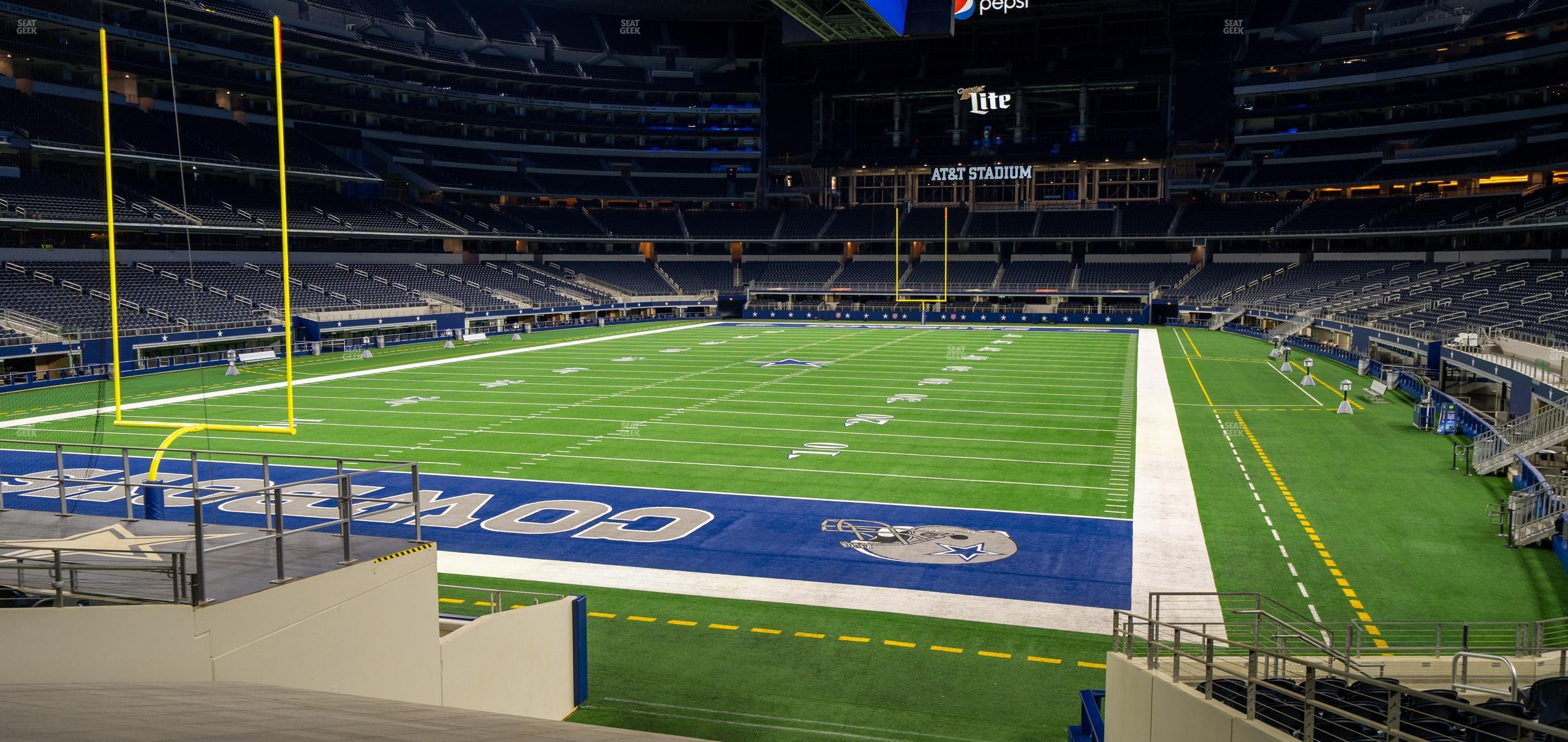 Seating view for AT&T Stadium Section 146