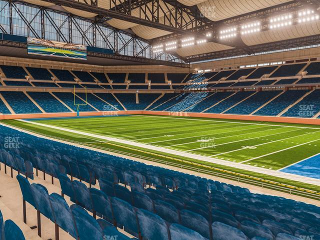 Seating view for Ford Field Section 111