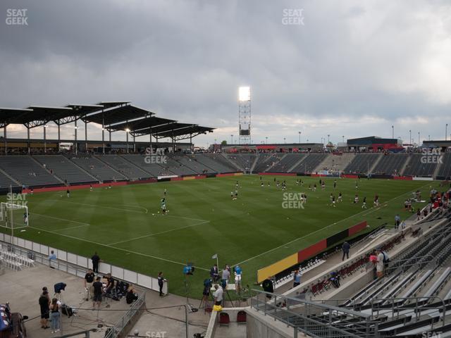 Seating view for Dick's Sporting Goods Park Section 136