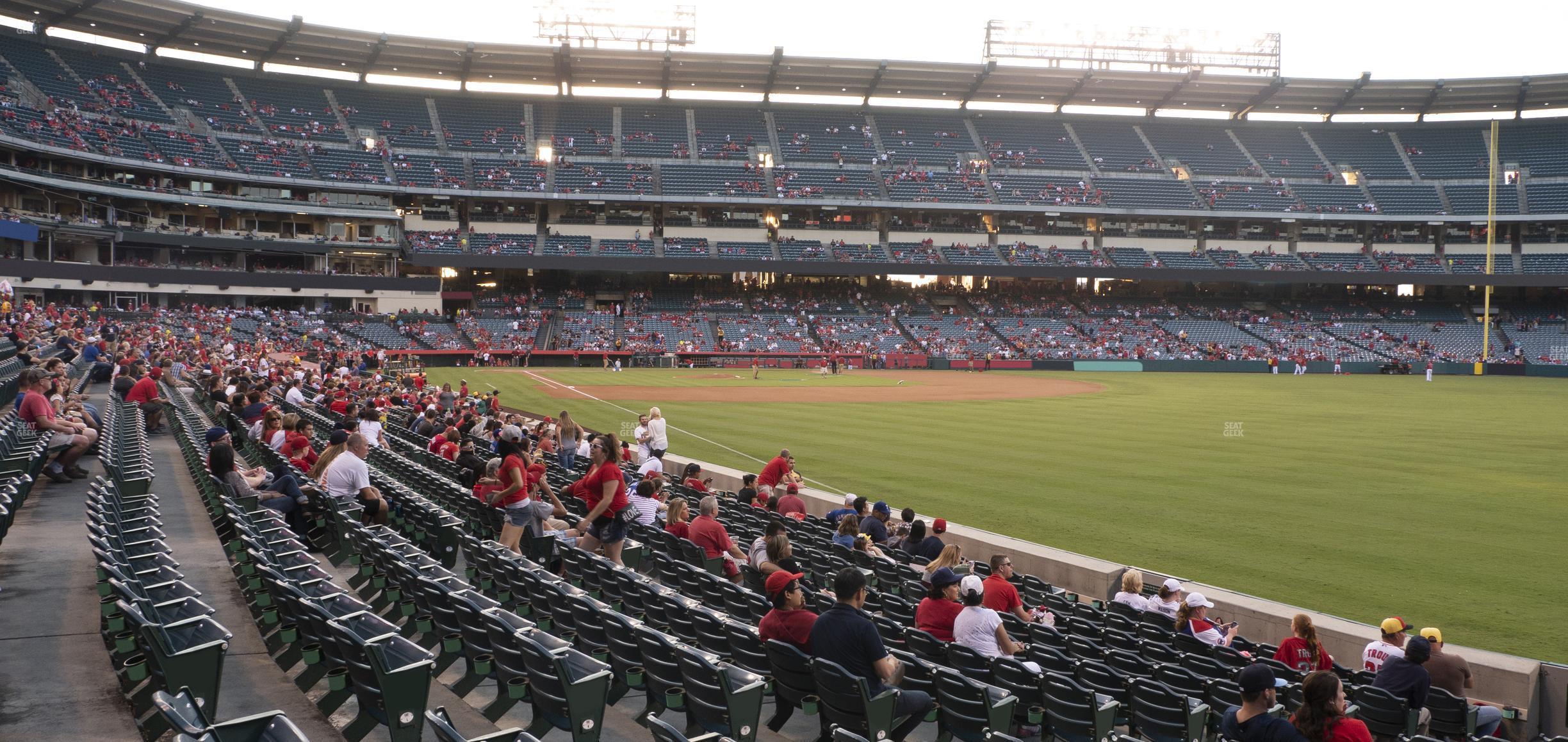 Seating view for Angel Stadium of Anaheim Section 132