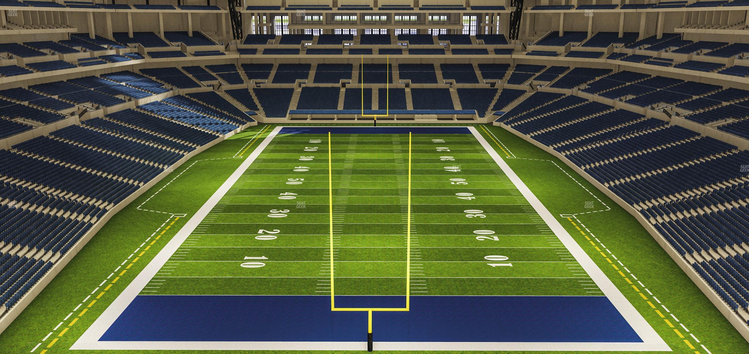 Seating view for Lucas Oil Stadium Section 453