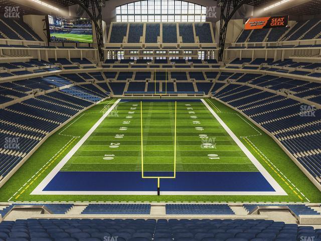 Seating view for Lucas Oil Stadium Section 453