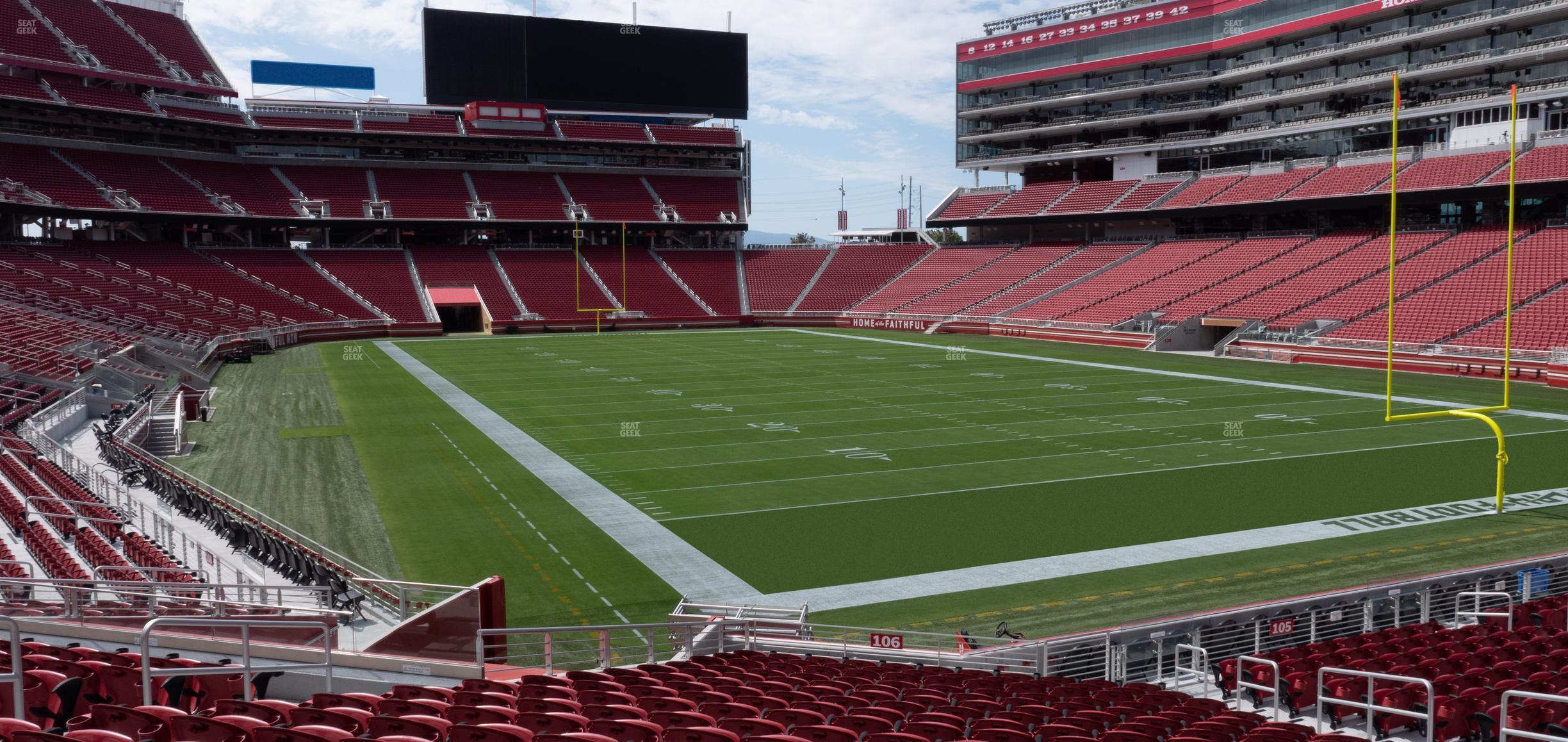 Seating view for Levi's Stadium Section 106