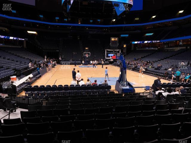 Seating view for FedExForum Section 109