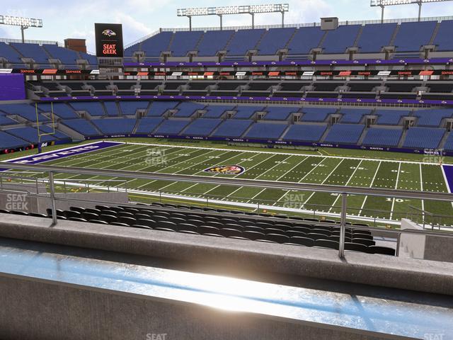 Seating view for M&T Bank Stadium Section Suite 313