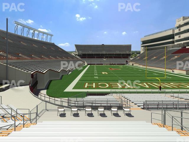 Seating view for Lane Stadium Section 123