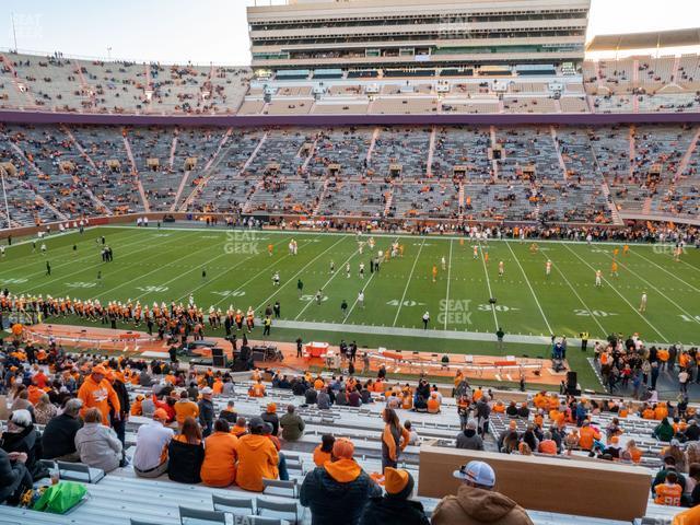 Seating view for Neyland Stadium Section C