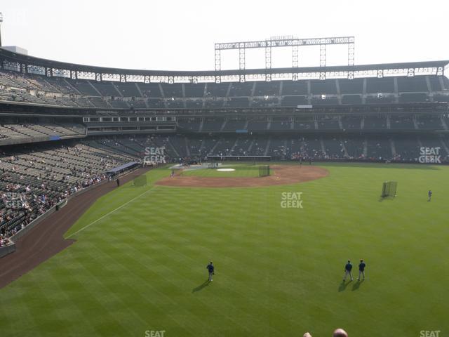 Seating view for Coors Field Section 206