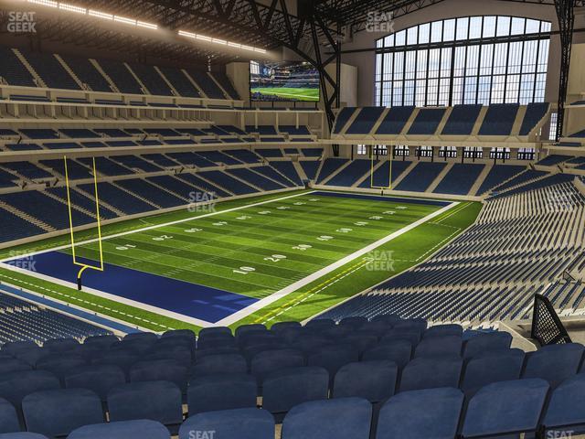 Seating view for Lucas Oil Stadium Section 422