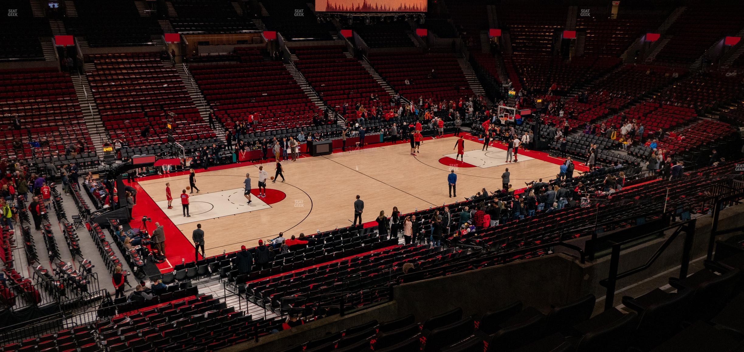 Seating view for Moda Center Section 218