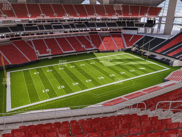 Seating view for Mercedes-Benz Stadium Section 315