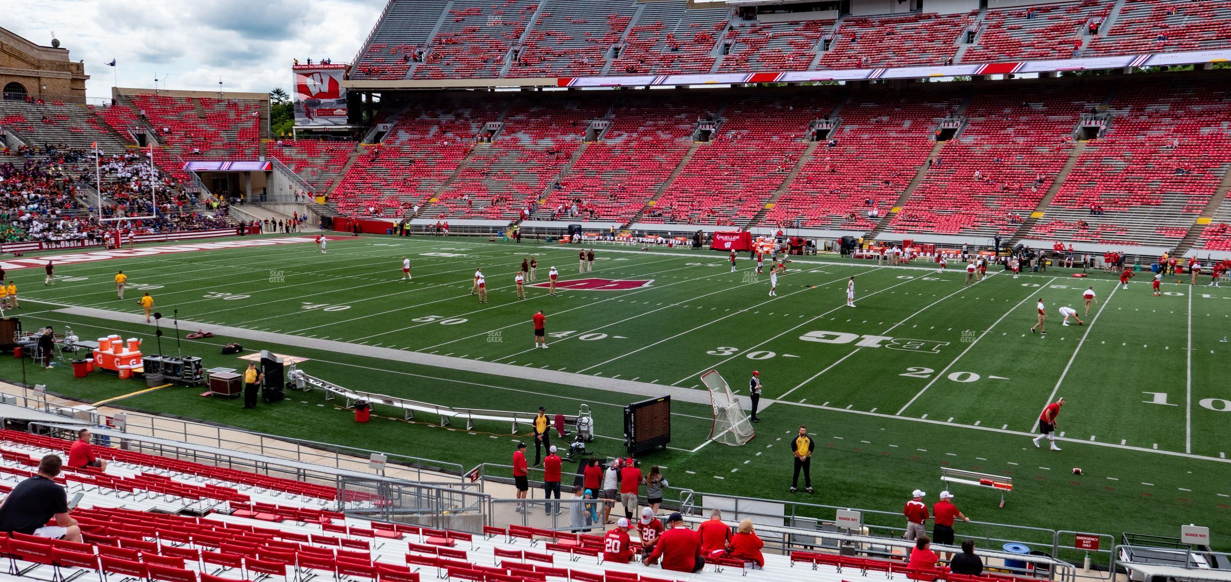 Seating view for Camp Randall Stadium Section R