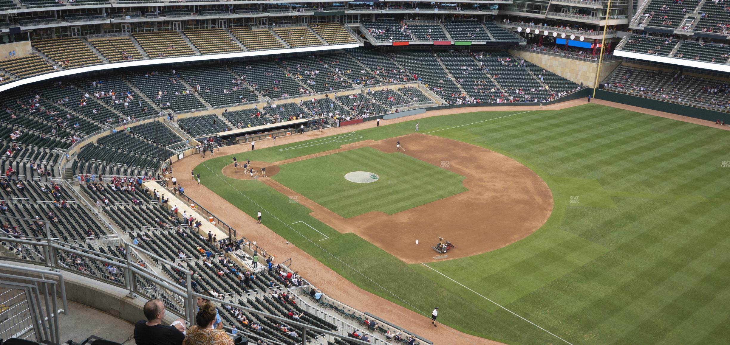 Seating view for Target Field Section 304