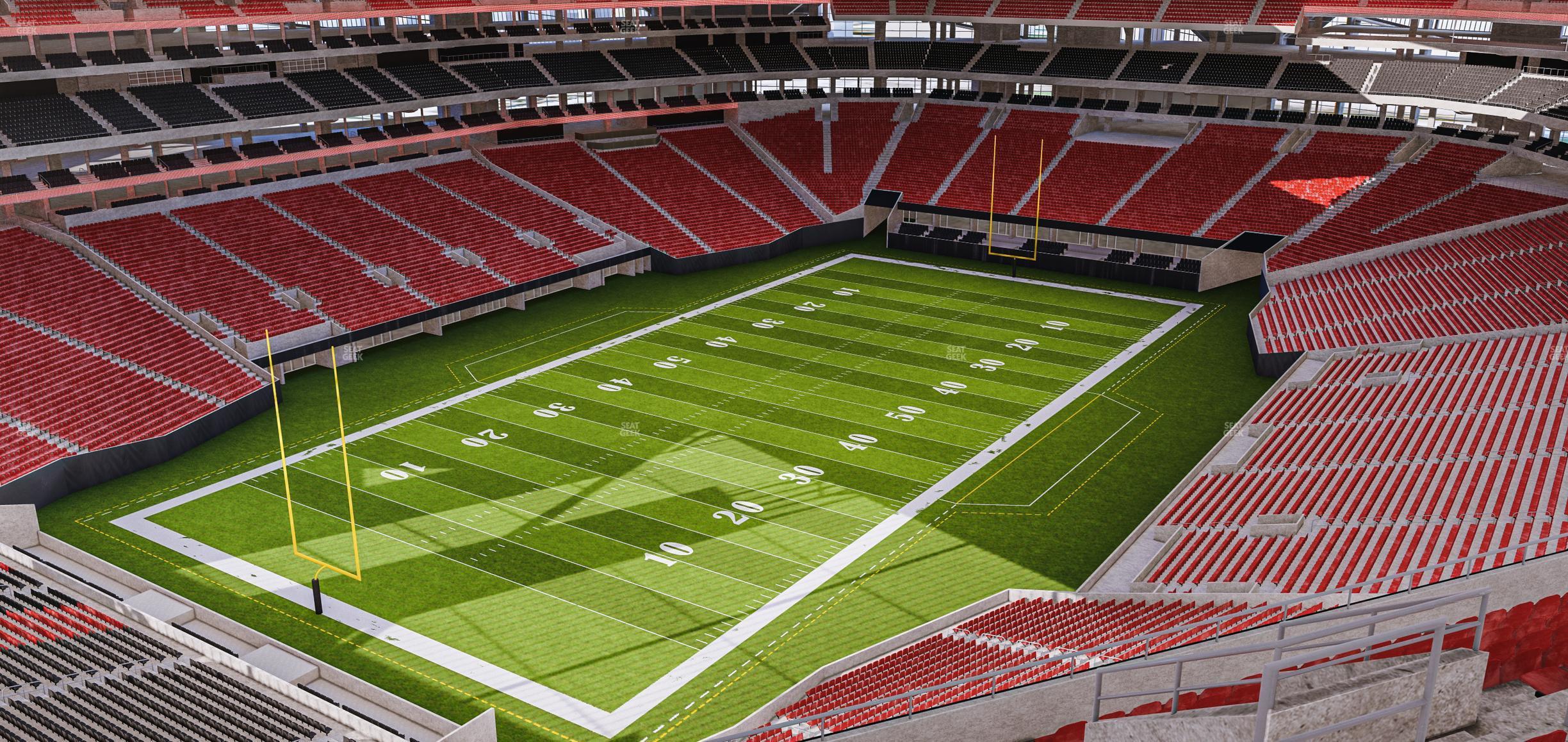 Seating view for Mercedes-Benz Stadium Section 348