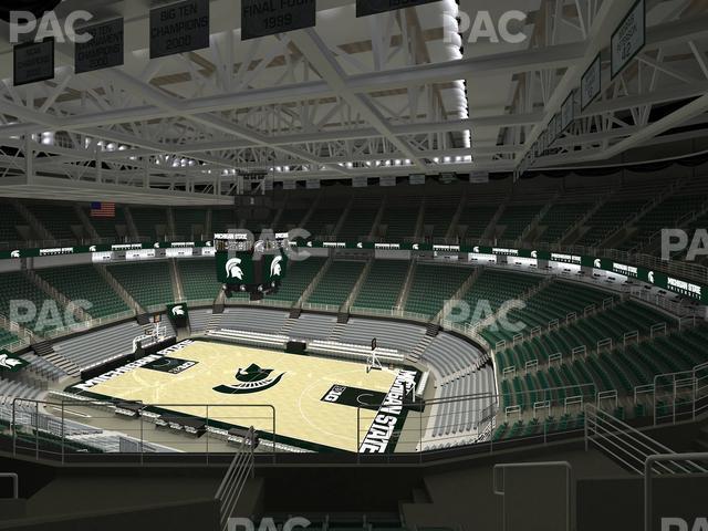 Seating view for Jack Breslin Student Events Center Section 206