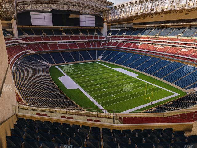 Seating view for NRG Stadium Section 626