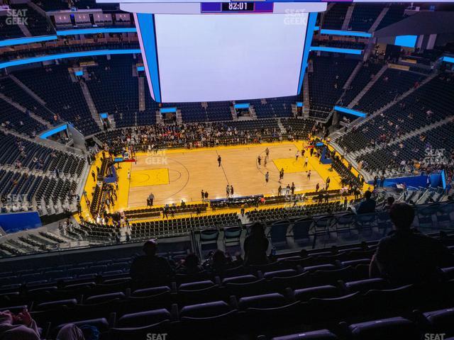 Seating view for Chase Center Section 207