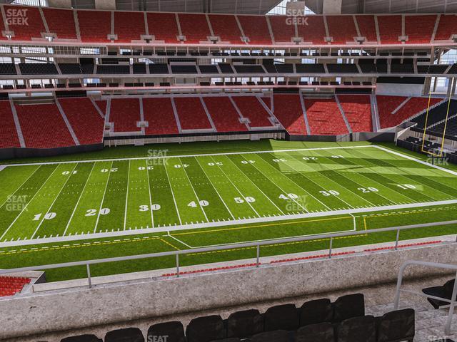 Seating view for Mercedes-Benz Stadium Section 213