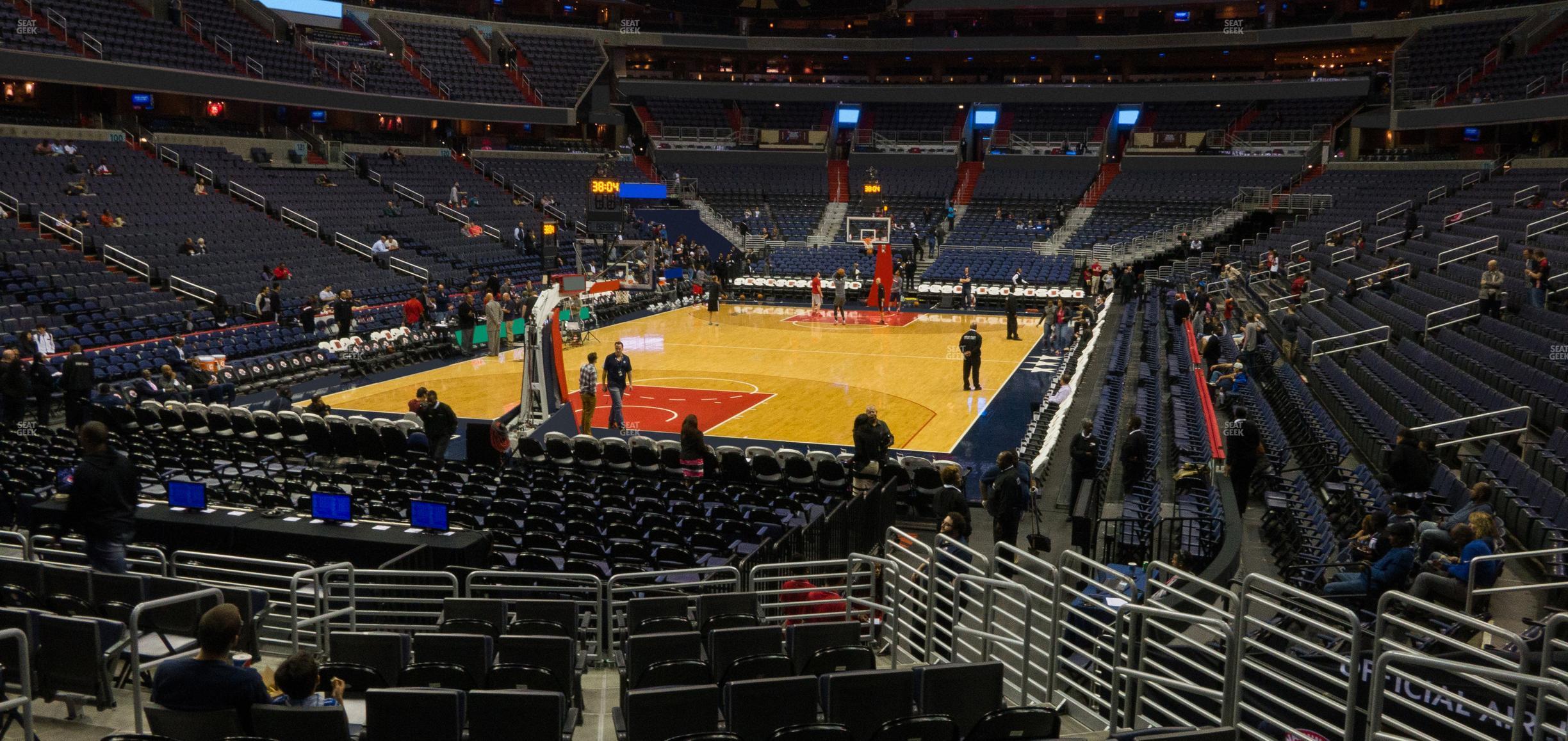 Seating view for Capital One Arena Section 107