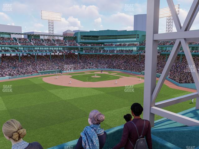 Seating view for Fenway Park Section Green Monster 10