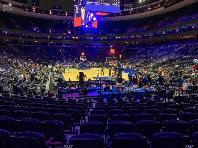 Seating view for Wells Fargo Center Section 118