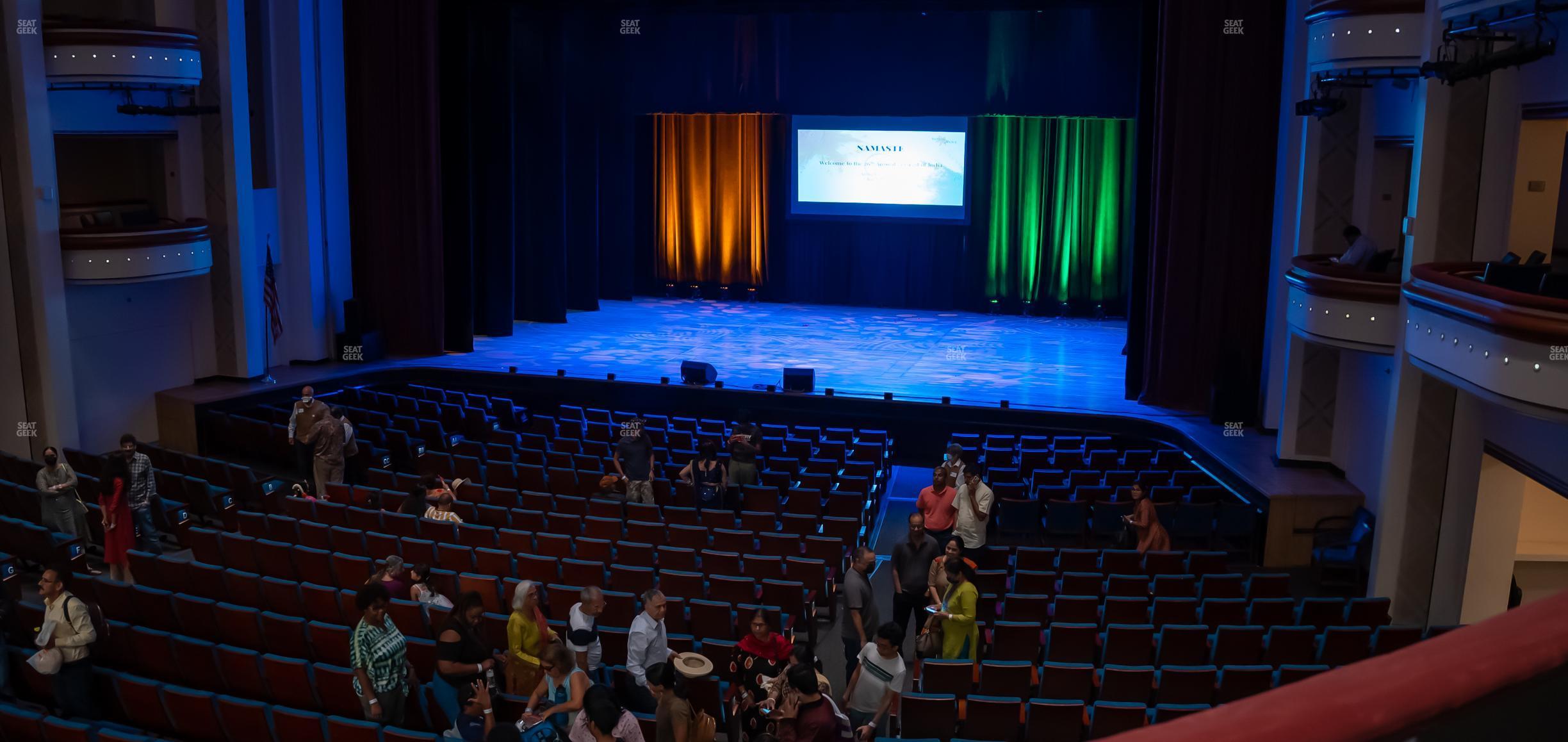 Seating view for Belk Theater at Blumenthal Performing Arts Center Section Grand Tier Circle Right