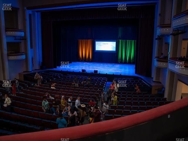 Seating view for Belk Theater at Blumenthal Performing Arts Center Section Grand Tier Circle Right