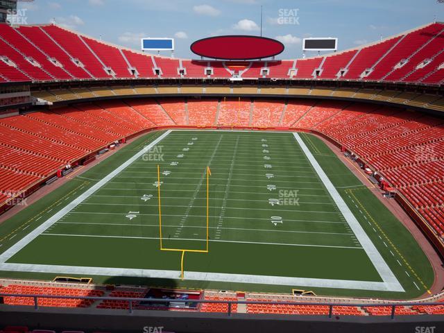 Seating view for GEHA Field at Arrowhead Stadium Section 312